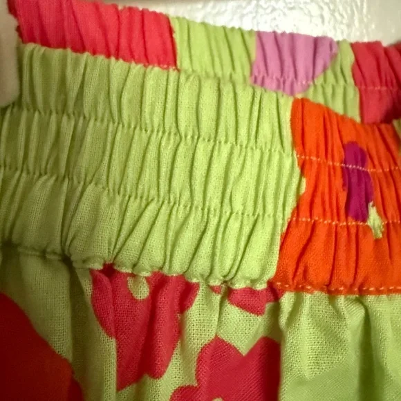 Sabo‎ Thessy Top & Short Set Lime Floral Size XS